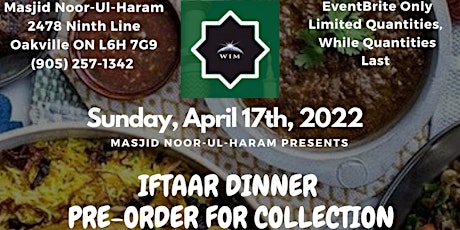 Image principale de Iftaar Dinner Pre-Order - Monasaba Takeaway