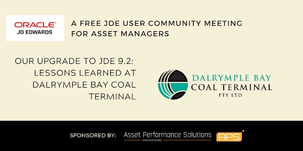 JDE Community of Practice for Asset Management