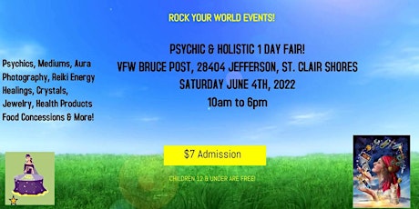 Psychic & Holistic 1 Day Fair in St. Clair Shores!