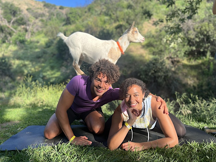 Goat Yoga Sound Bath in Nature - SOLD OUT! image