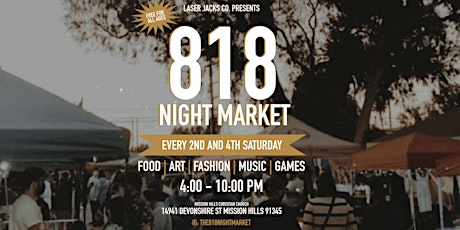 The 818 Night Market boletos