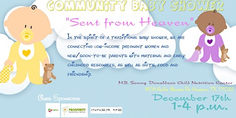 'Sent From Heaven' Community Baby Shower 2016 primary image