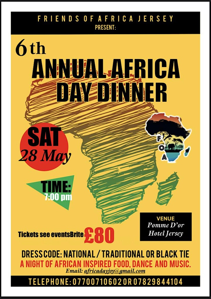 Africa Day Celebrations Dinner image