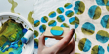 Kankaanpainokurssi -  Fabric printing workshop tickets