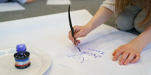 Atelier de caligrafie  cu bucurie/ Vârstă participanți 9-11 ani