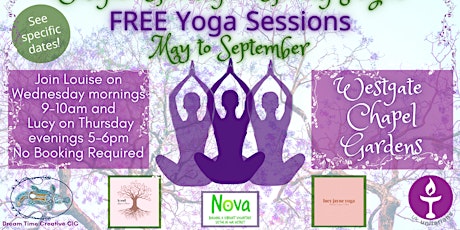 Free Yoga Sessions May-September