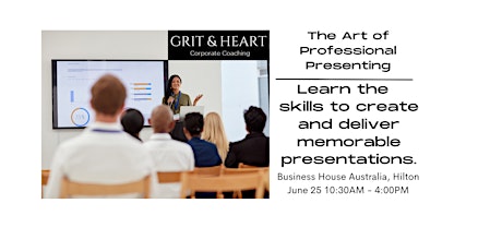The Art of Professional Presenting tickets