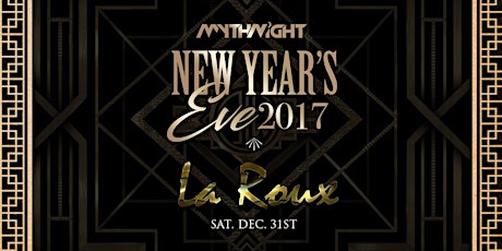 NEW YEARS EVE 2017 AT LA ROUX  primary image