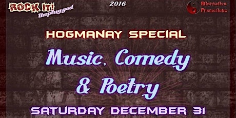 Rock It! Unplugged Hogmanay Special: Music, Comedy & Poetry primary image