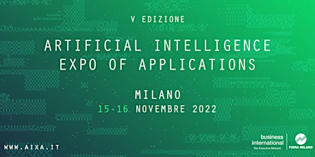 AIXA 2022 - Artificial Intelligence Expo of Applications biglietti