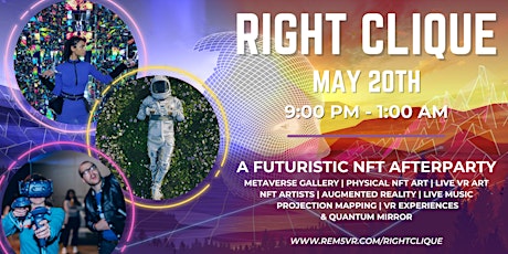 Right Clique | A Futuristic NFT Afterparty tickets