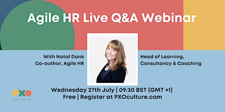 Agile HR live Q&A webinar | Free Meetup tickets