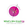 Logotipo de What’s She Creating? Enterprises