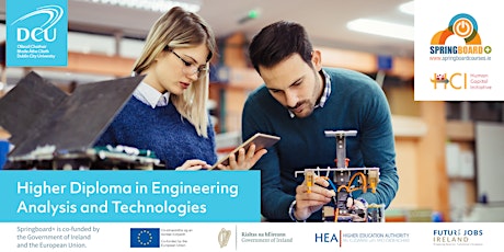 Webinar | Higher Diploma in Engineering Analysis and Technologies  at DCU tickets