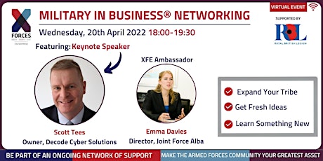 Military in Business® Virtual Networking Event