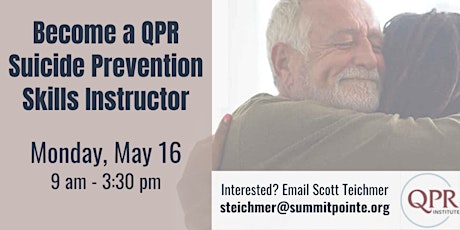 QPR Instructor Training (Training for Trainers) for Suicide Prevention primary image