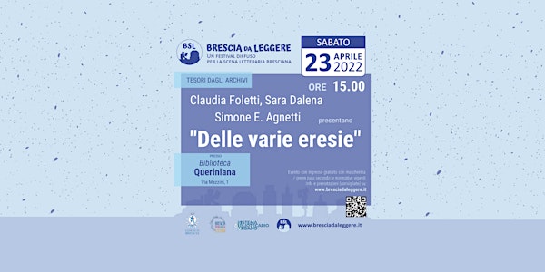 Foletti C., Agnetti S., Dalena S. - Festival Brescia da leggere