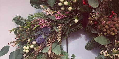 Christmas Wreath Workshop with Agnes & Bee primary image