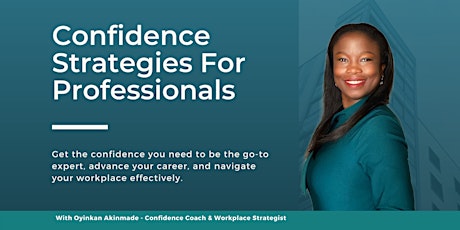 Confidence Strategies For Professionals tickets