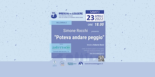 Immagine principale di Simone Rocchi - Festival Brescia da leggere 