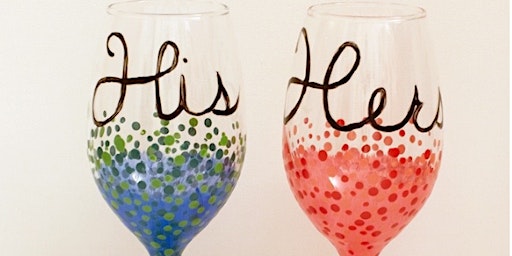 Party Glass Painting Class with Wine & Canvas primary image