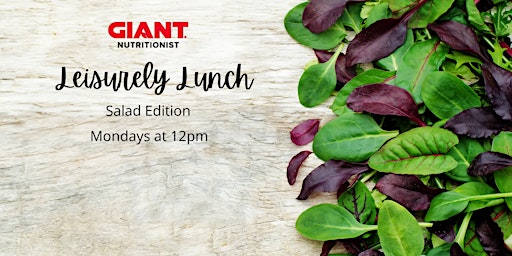 VIRTUAL May: Leisurely Lunches