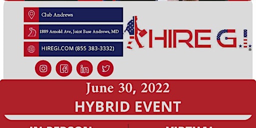 Andrews AFB  "Hybrid"Hiring Event - Sponsored by Honeywell & Clean Harbors