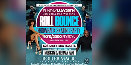 ROLL BOUNCE THROWBACK SKATING PARTY 90’s/2000 EDITION tickets