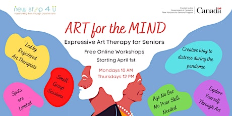 Art for the Mind -  Art Therapy for Seniors (Session with Renata Chubb) tickets