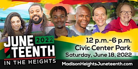 Madison Heights 2nd Annual Juneteenth Celebration tickets