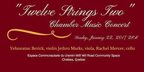 Twelve Strings Two: Chamber Music Concert/« DOUZE CORDES DEUX»  Concert de musique de chambre