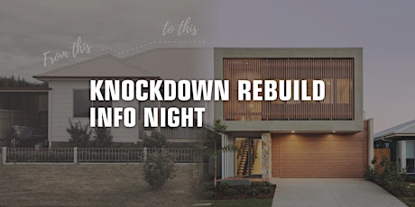 KnockDown ReBuild Information Night tickets