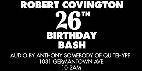 Phila 76'ers Robert Covington Birthday Bash primary image