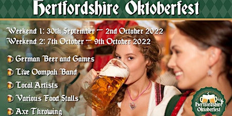 Hertfordshire Oktoberfest - Saturday *EVENING SESSION* Weekend 2 tickets