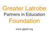 Logo di Greater Latrobe Partners in Education Foundation