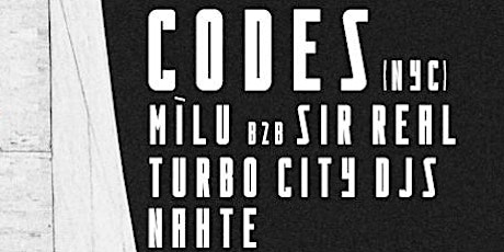 Noise Freqs x Turbo City x Euphoradio Present: Codes (NYC) primary image