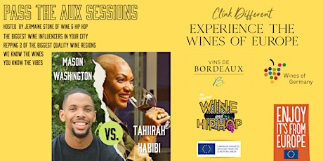 Clink Different Presents…. Wine and Hip Hop “Pass The Aux Sessions” - ATL