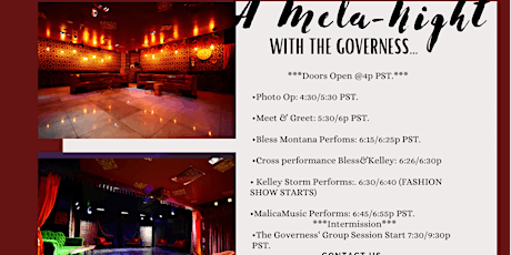 A Mela-Night with The GOVERNESS!!! tickets