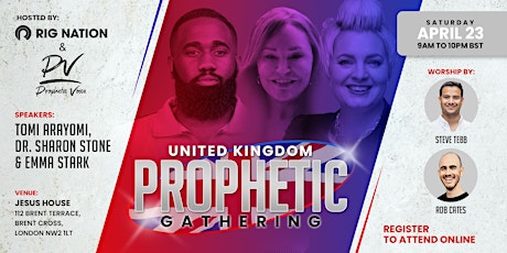 UK Prophetic Gathering - ONLINE primary image