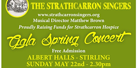 Strathcarron Singers Annual Gala Concert tickets