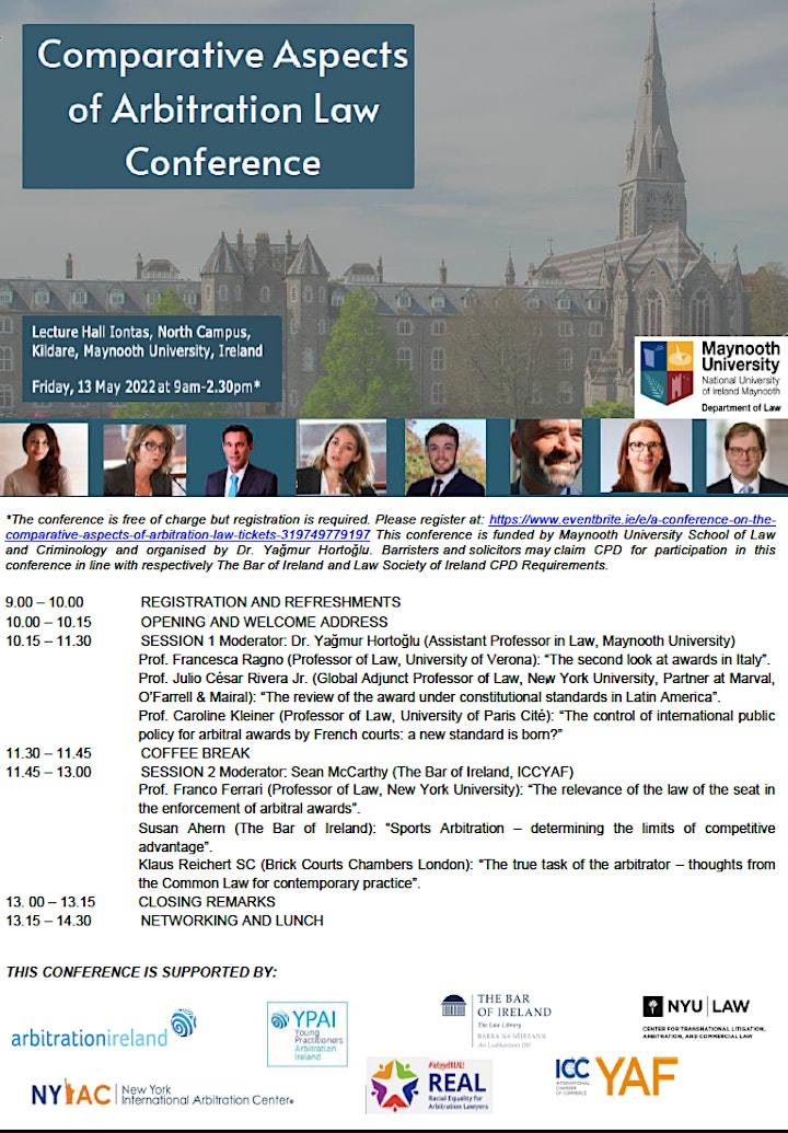 A conference on the comparative aspects of arbitration law image
