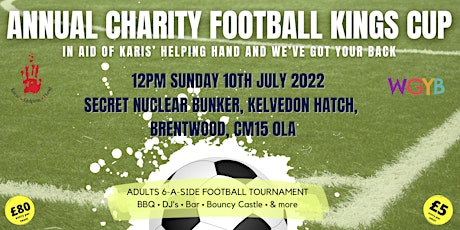 Annual Charity Football Kings Cup 2022 tickets