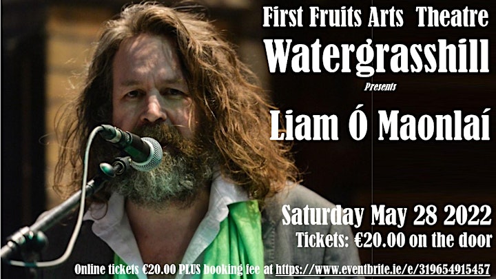 Liam O' Maonlai live @ First Fruits Arts Theatre image