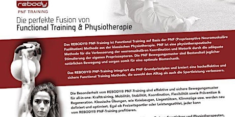Rebody PNF Training - Aus- /Fortbildung für Trainer, Physiotherapeuten ... Tickets