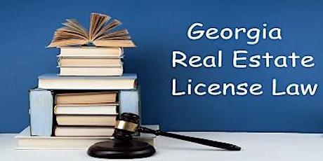 Georgia Real Estate License Law - 3 HR CE & 25 HR Post  Onsite or LIVE Zoom tickets