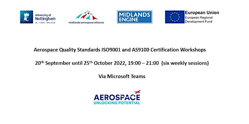 Aerospace Quality Standards ISO9001, AS9100 Certification Workshops