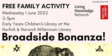 IN PERSON: Broadside Bonanza! Free Family Activity