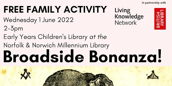 IN PERSON: Broadside Bonanza! Free Family Activity