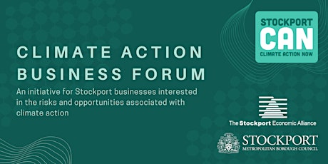 Climate Action Business Forum - Stockport tickets
