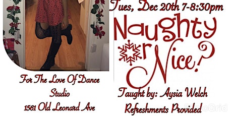 Naughty Or Nice Holiday Workshop primary image